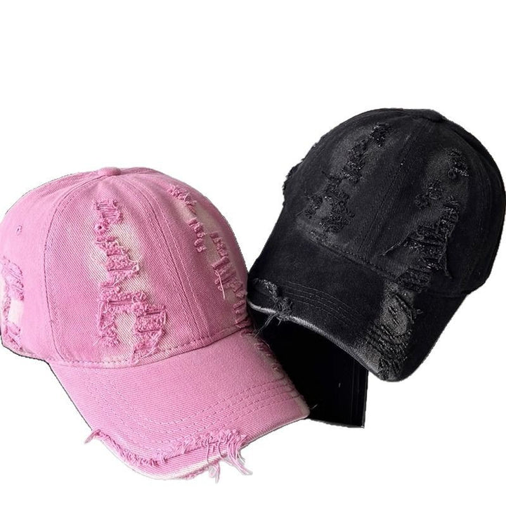 Unisex Distressed Denim Cap Stornfield