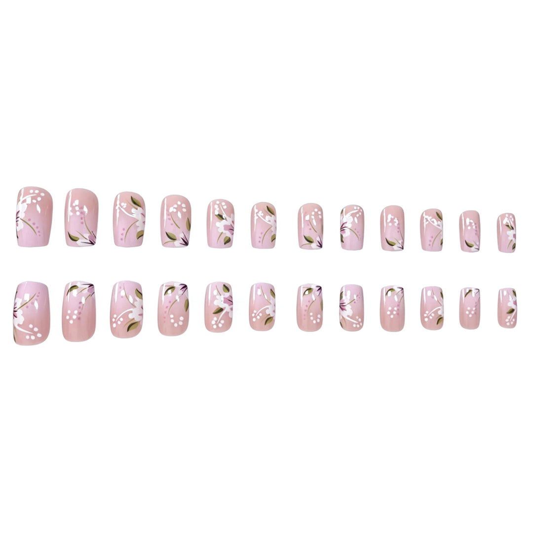 Elegant Floral Acrylic Nail Designs Stornfield