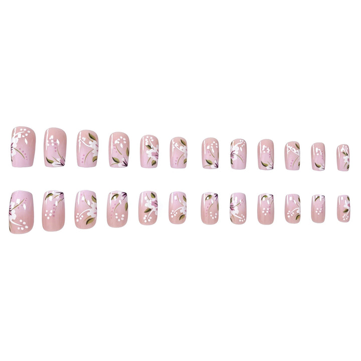 Elegant Floral Acrylic Nail Designs Stornfield