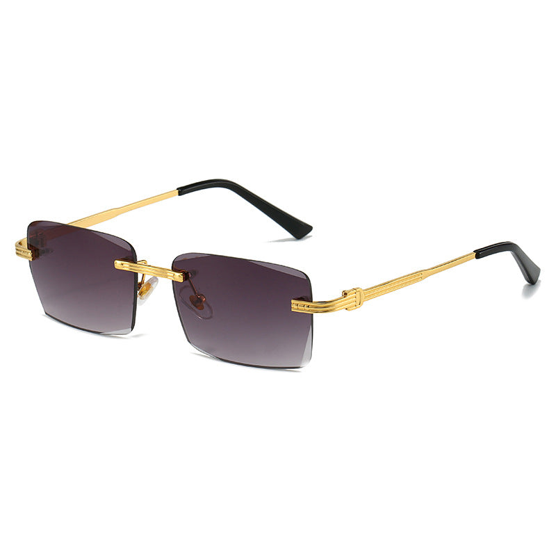 Ladies exclusive geometric sunglasses with luxury metal frame and polarized lenses Stornfield