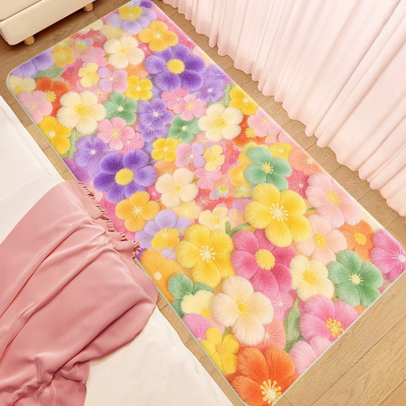 Floral Water-Resistant Area Mat