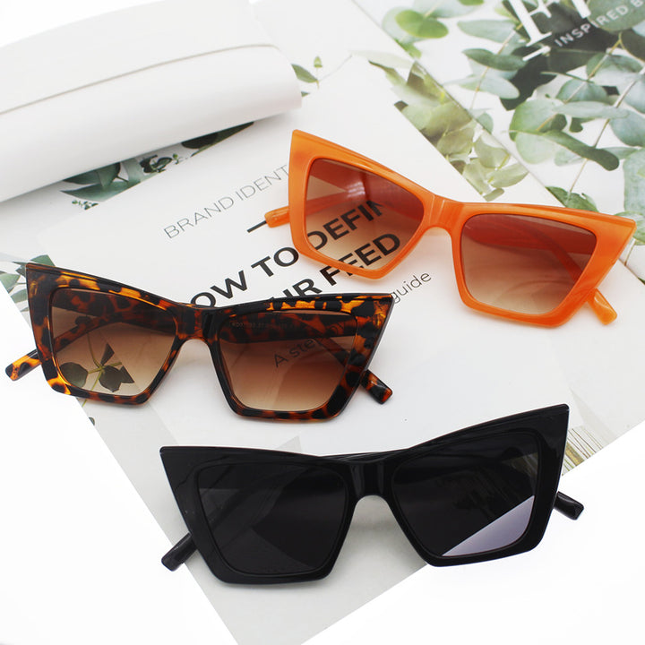 Women's Cat Eye Sunglasses with Transparent Frame and UV Protection Stornfield