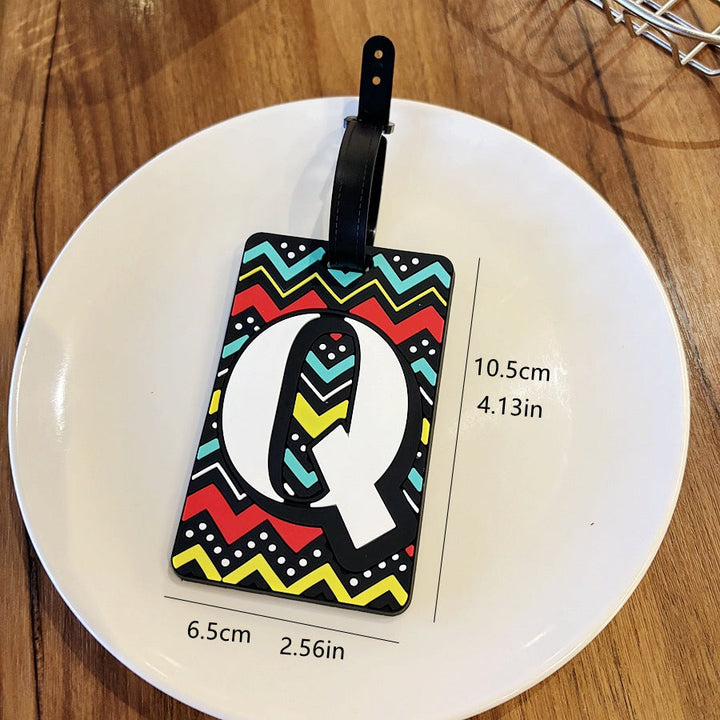 Personalized Striped Luggage Tag Stornfield