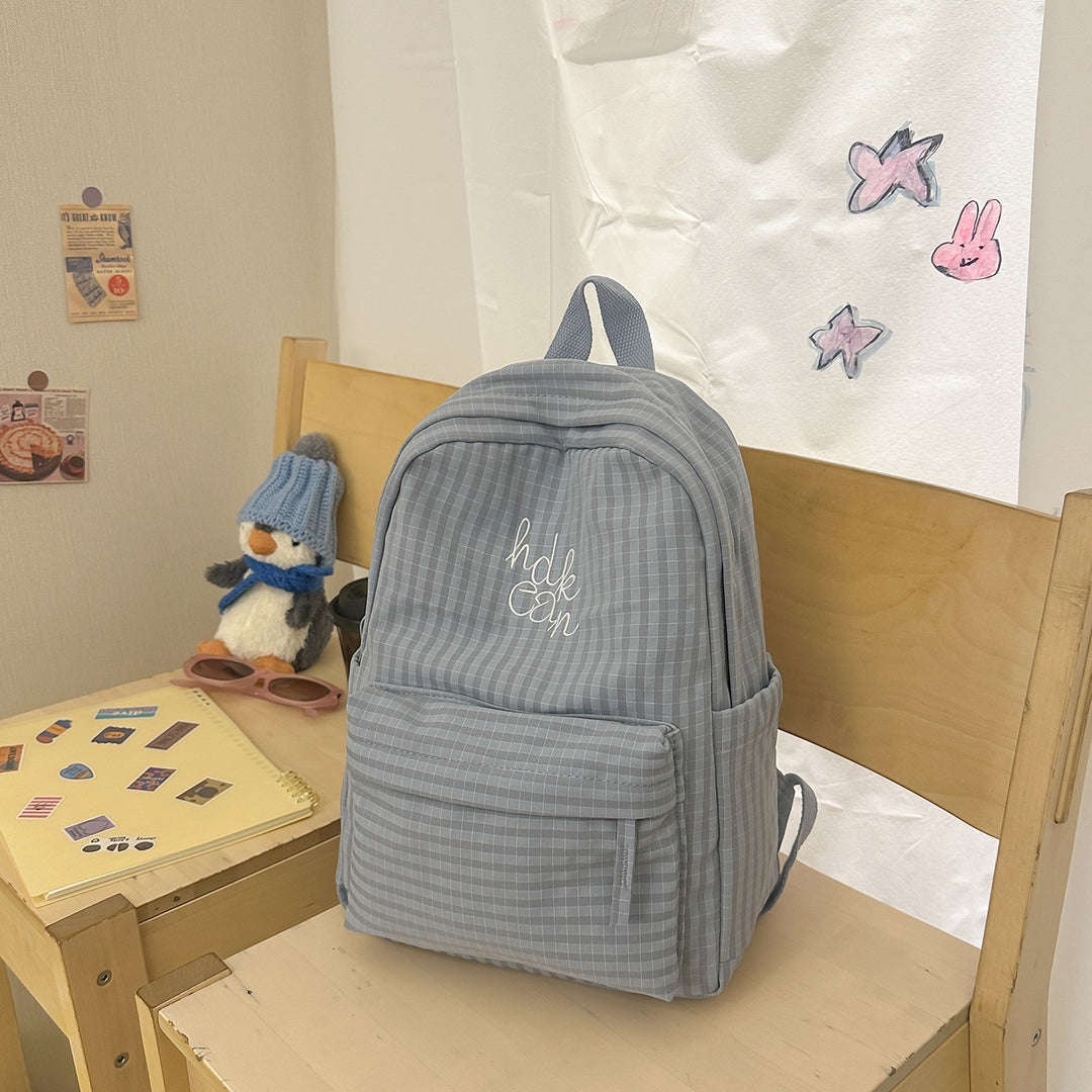 Casual Checked Patterned Backpack Stornfield