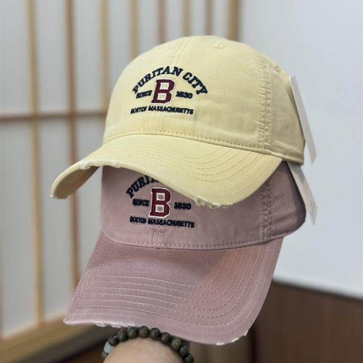 Women's Vintage Distressed Embroidered Baseball Cap Stornfield