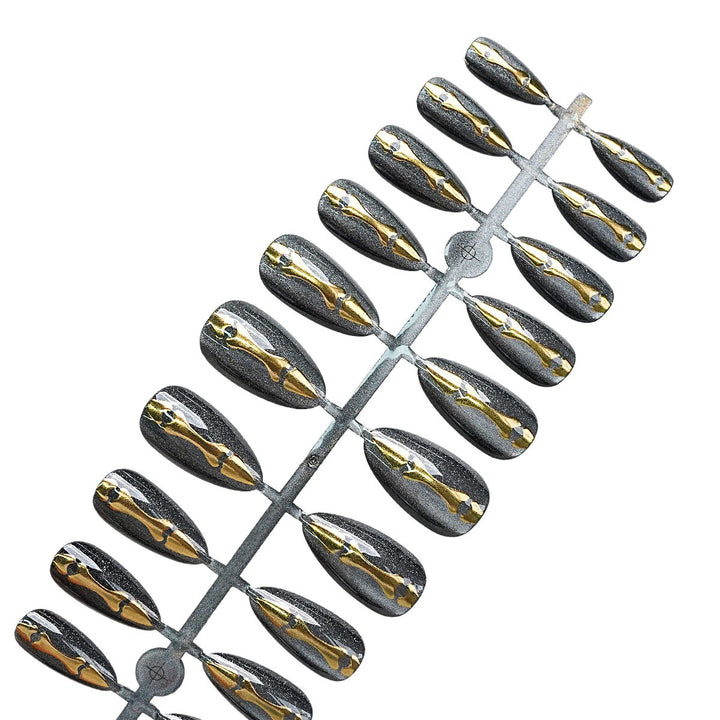 Metallic Decorative Press-On Nail Tips Stornfield
