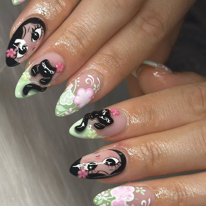 Artistic Character Nail Art Stornfield