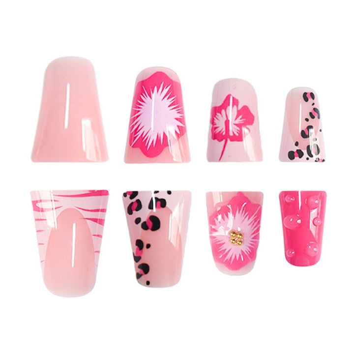 Decorative Floral Pattern Press-On Nails Stornfield
