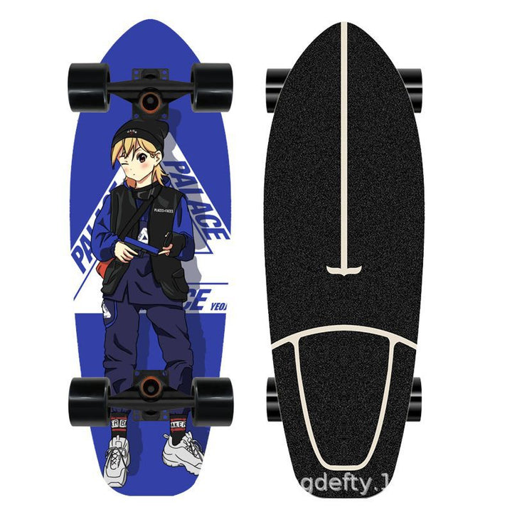 Artistic Lion Design Skateboard Stornfield