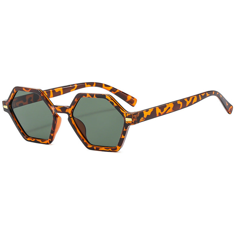 Women's hexagonal sunglasses with fashionable design and UV protection Stornfield