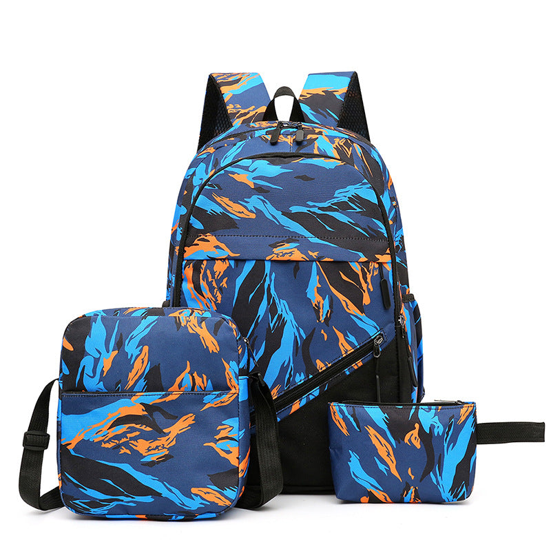 Fashionable backpack set with multiple compartments Stornfield