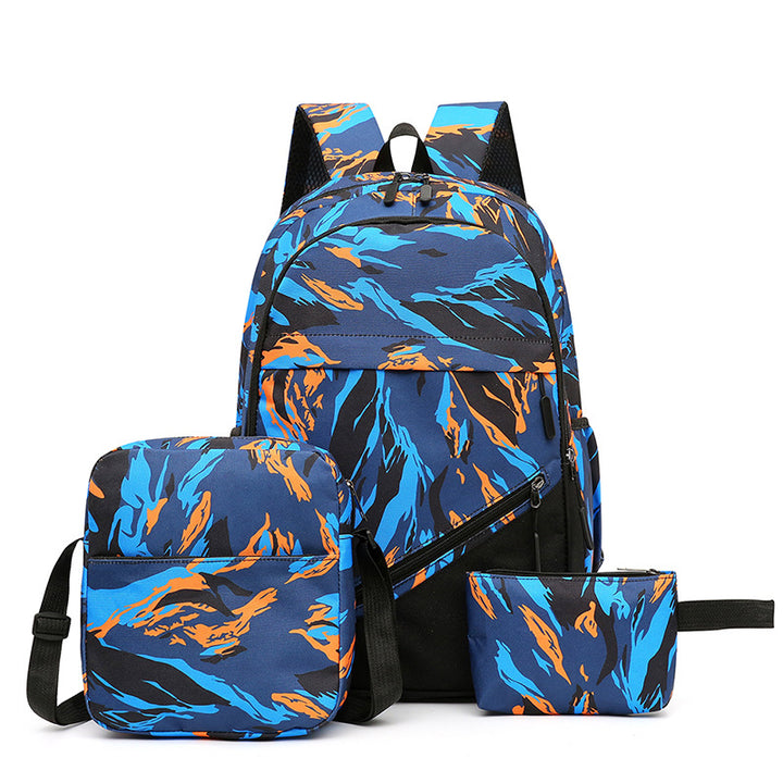 Fashionable backpack set with multiple compartments Stornfield