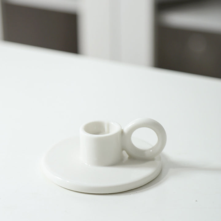 Minimalist Ceramic Candle Holder Stornfeild
