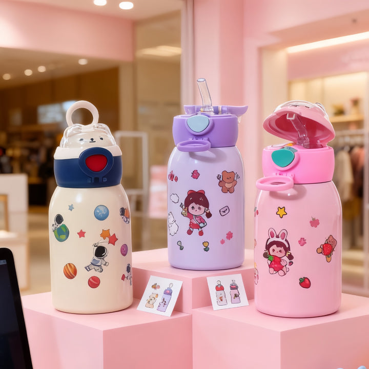 Women's water bottle with unique astronaut design Stornfield