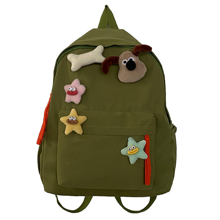 Kids' Playful Character Design School Backpack Stornfield