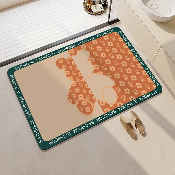 Cute Cartoon Character Bath Mat Stornfield