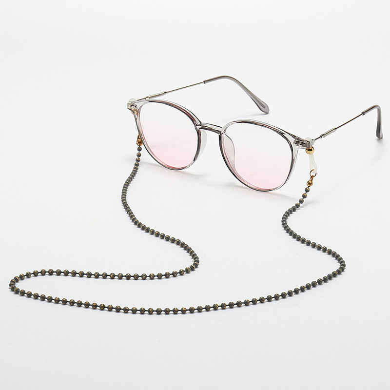 Fashionable Cat-Eye Glasses with Beaded Chain Stornfield