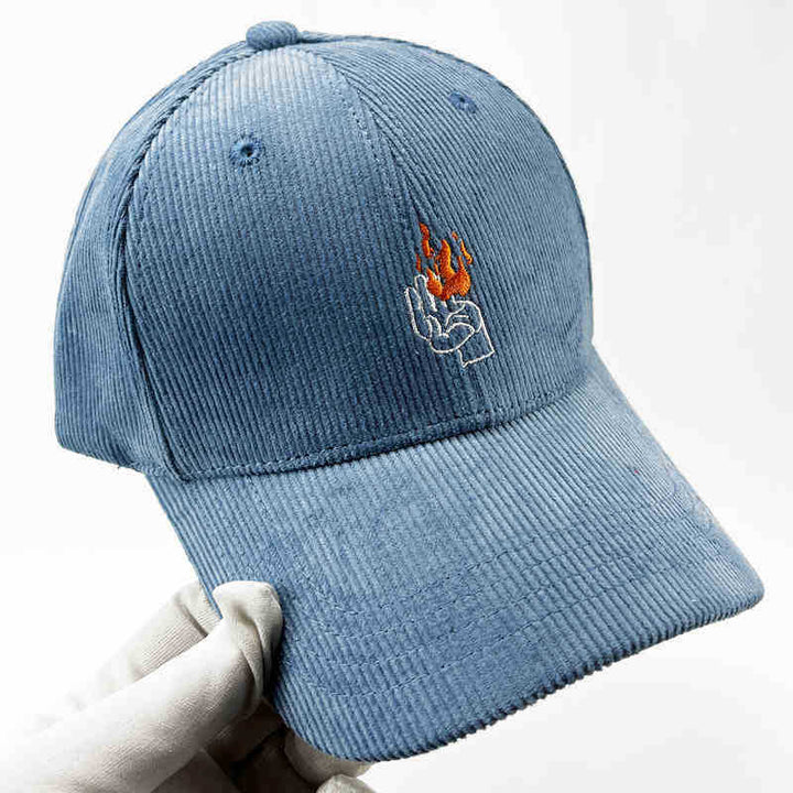 Men's Corduroy Graphic Baseball Cap Stornfield