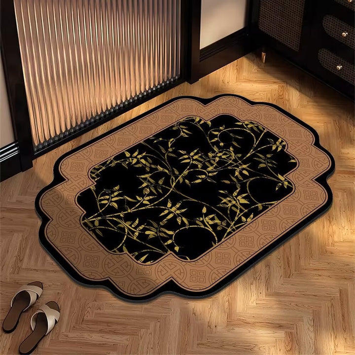 Decorative Floral Area Mat
