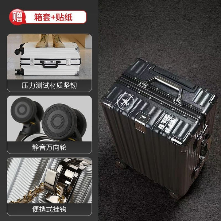 Hard-shell travel suitcase with spacious interior and high-quality rolling system Stornfield