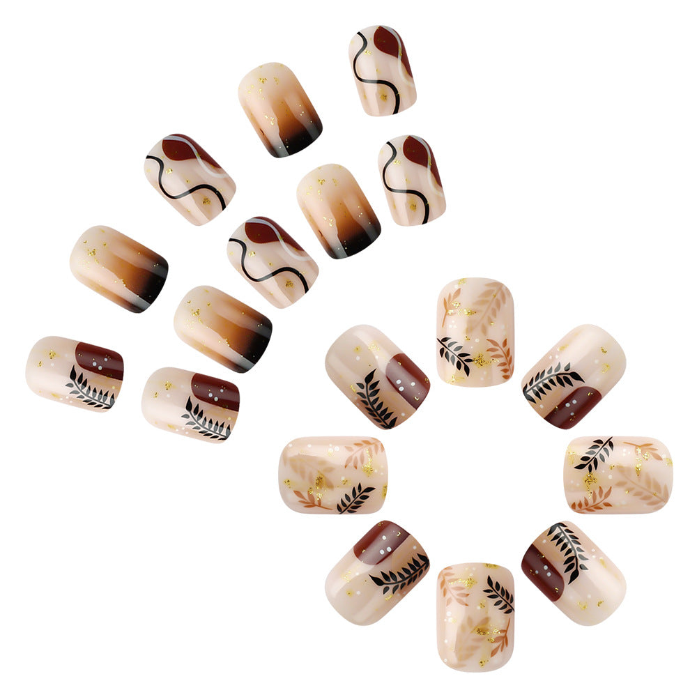 Artistic Press-On Nail Art Set Stornfield