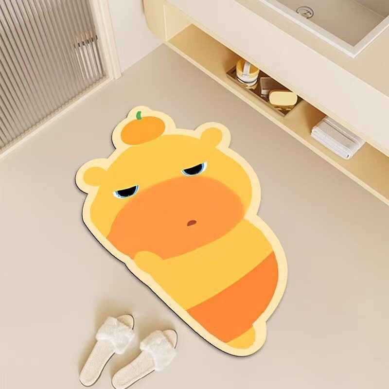 Cartoon Character Bath Mat for Bathrooms