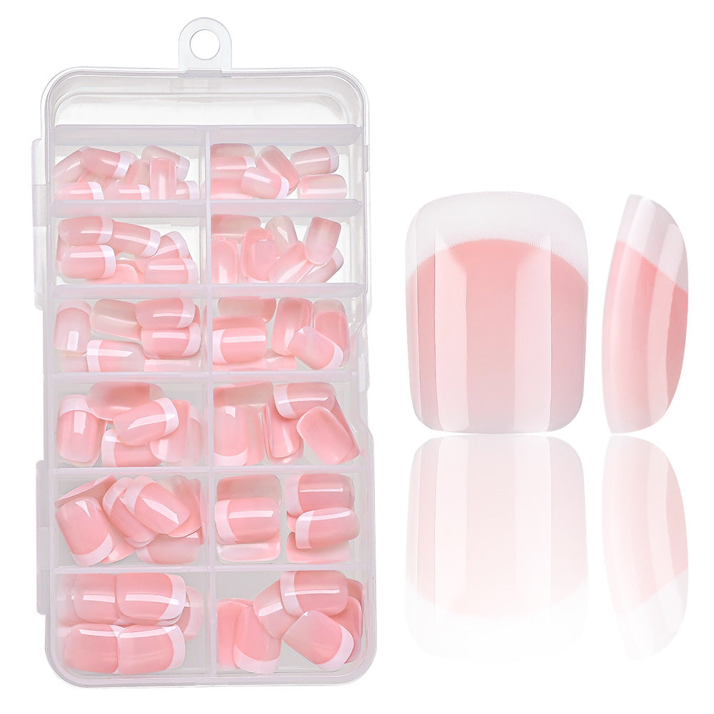Premium French Tip False Nail Collection Stornfield