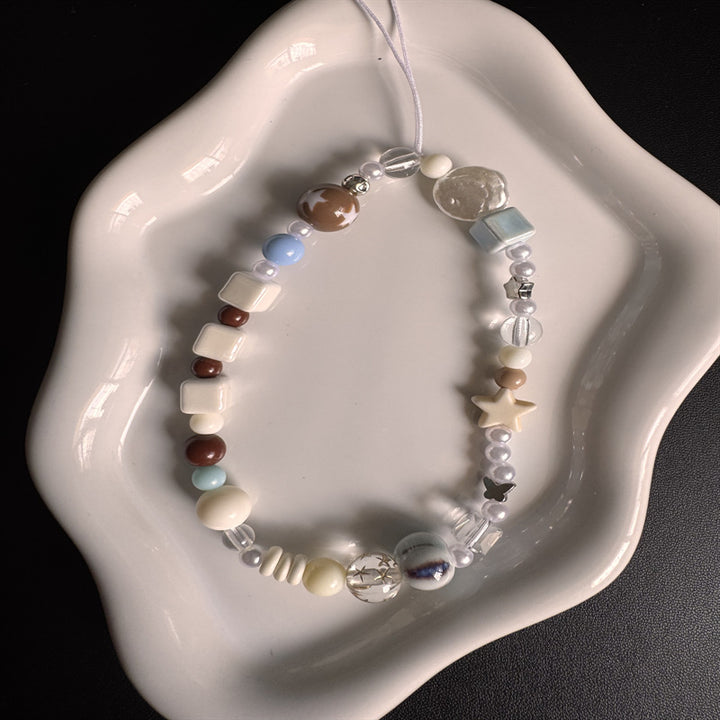 Star-Themed Beaded Charm Necklace Stornfield