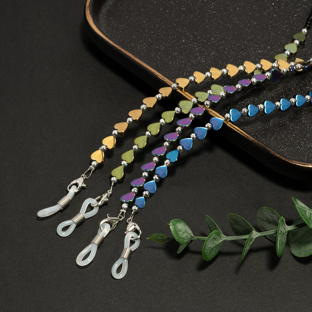 Artistic Heart-Shaped Eyewear Chain Stornfield