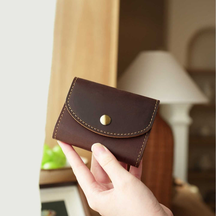 Compact Leather Card Holder