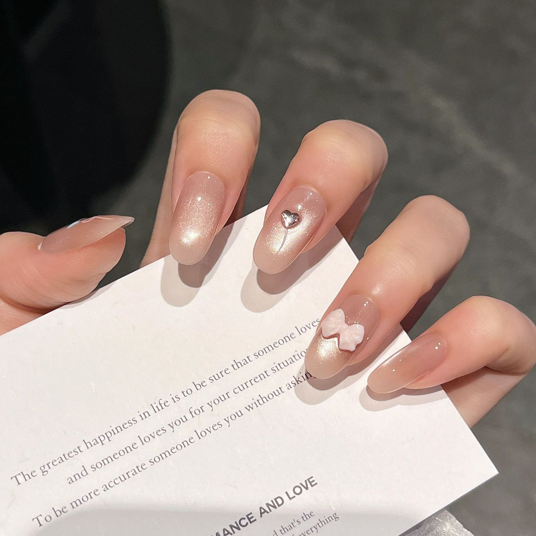 Elegant Nail Art Extensions with Pearl Accents Stornfield