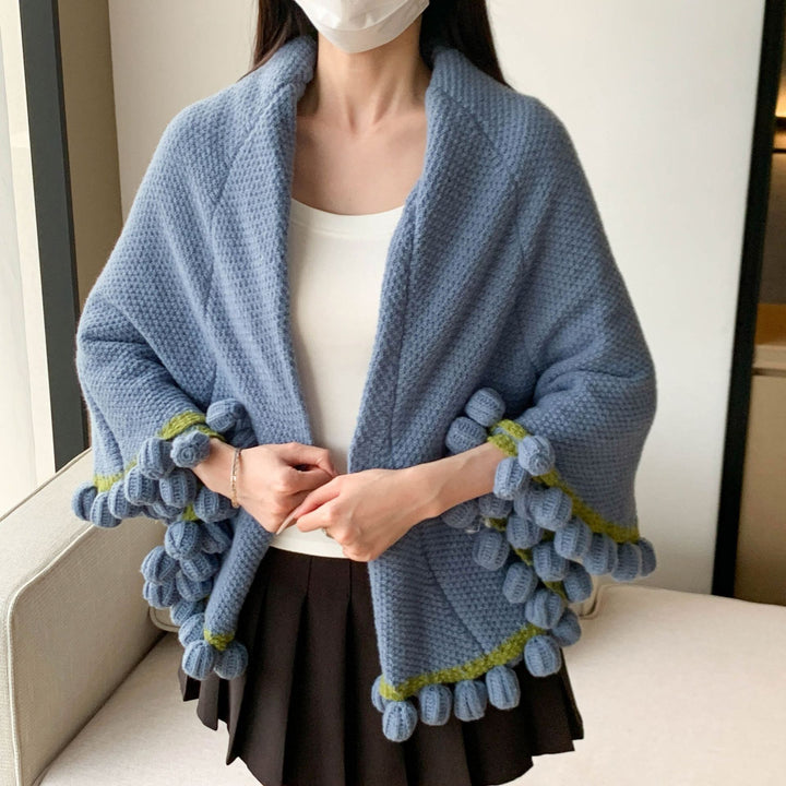 Knitted Sweater With Floral Design Stornfield