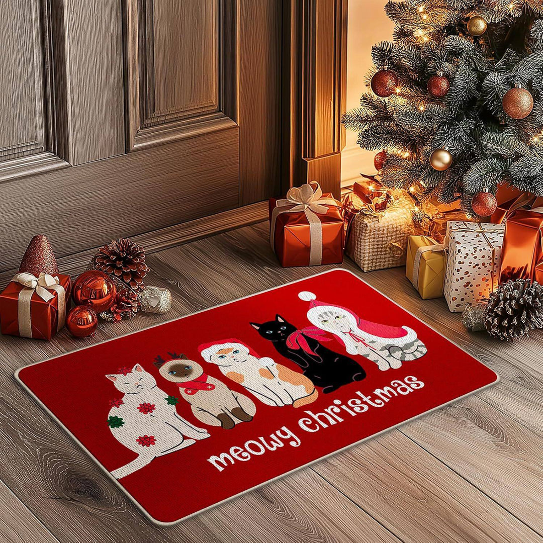 Festive Holiday-Themed Welcome Mat Stornfield