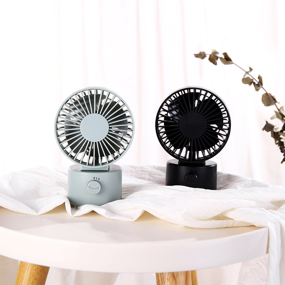 Unisex compact table fan with tiltable head and rechargeable battery Stornfield