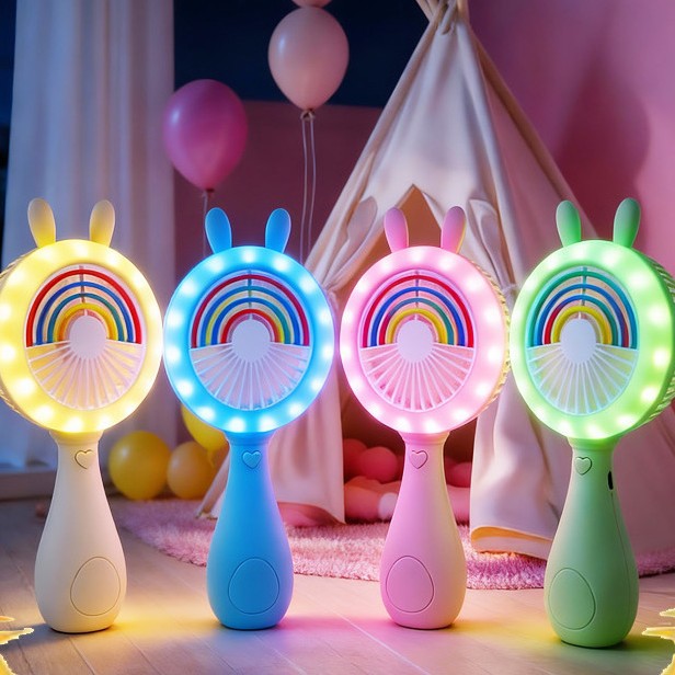 Unisex Portable Mini Fan in Cute Bunny Design Stornfield