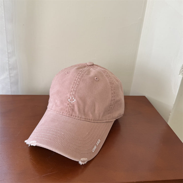 Women's Casual Smile-Embroidered Cap Stornfield