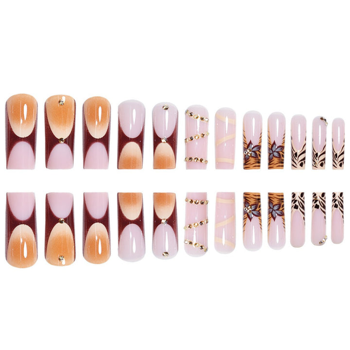 Elegant Acrylic Press-On Nail Art Set Stornfield