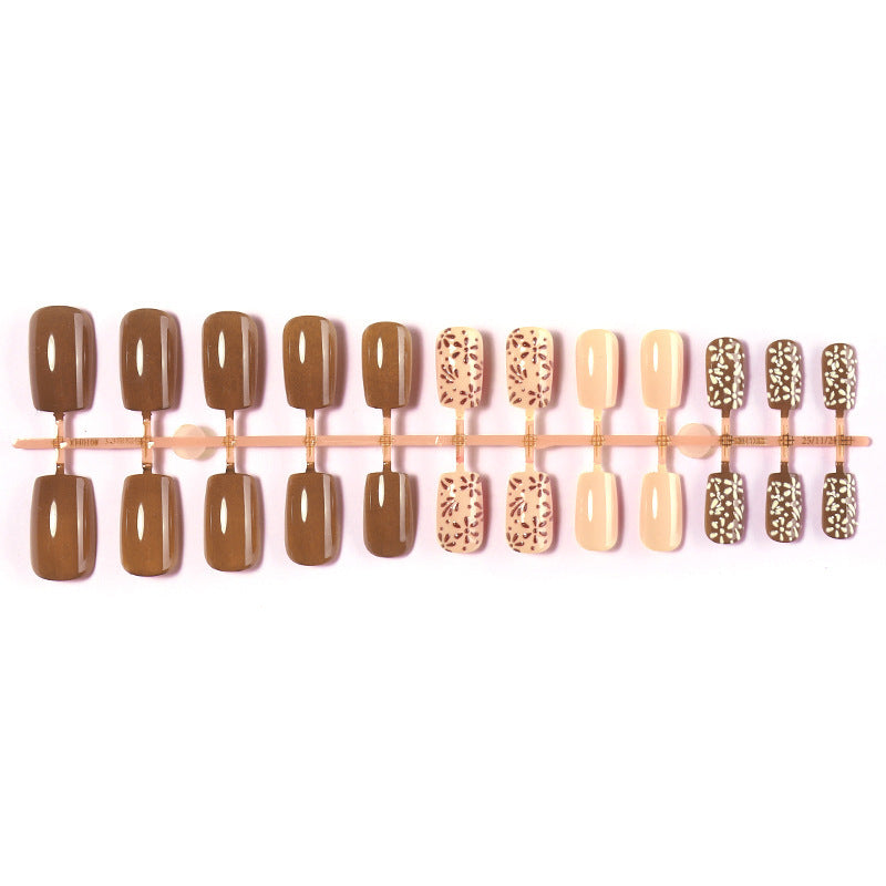 Acrylic nail set with modern designs Stornfield
