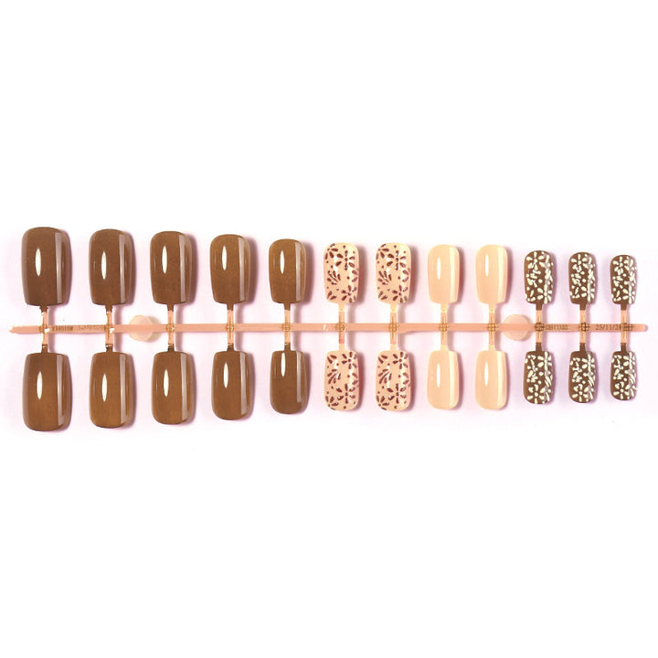 Acrylic nail set with modern designs Stornfield