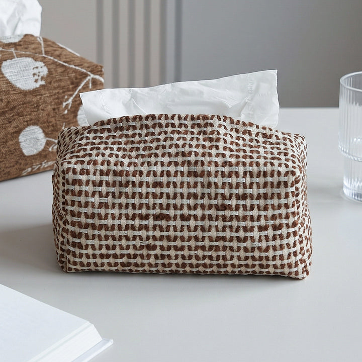 Decorative tissue box cover