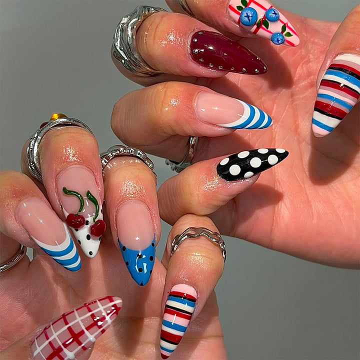 Artful Fingernails In An Unusual Design Stornfield
