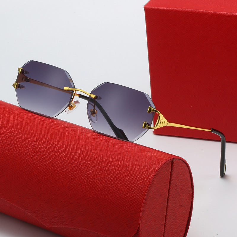 Ladies modern octagon sunglasses with stylish metal frame and polarized lenses Stornfield