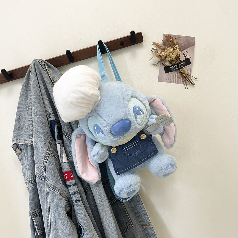 Plush shoulder bag with chef's hat Stornfield