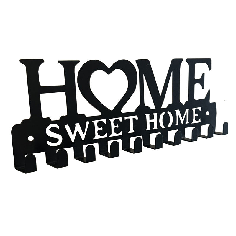 Wall coat rack with heart motif Stornfield