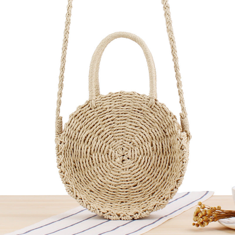 Round Bast Crossbody Bag with Practical Lining Stornfield