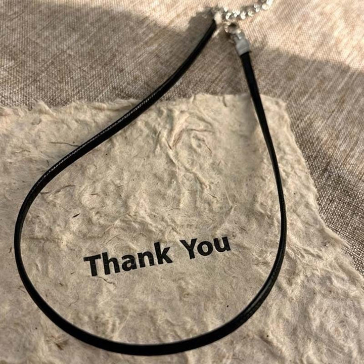 Adjustable Leather Choker Necklace Stornfield