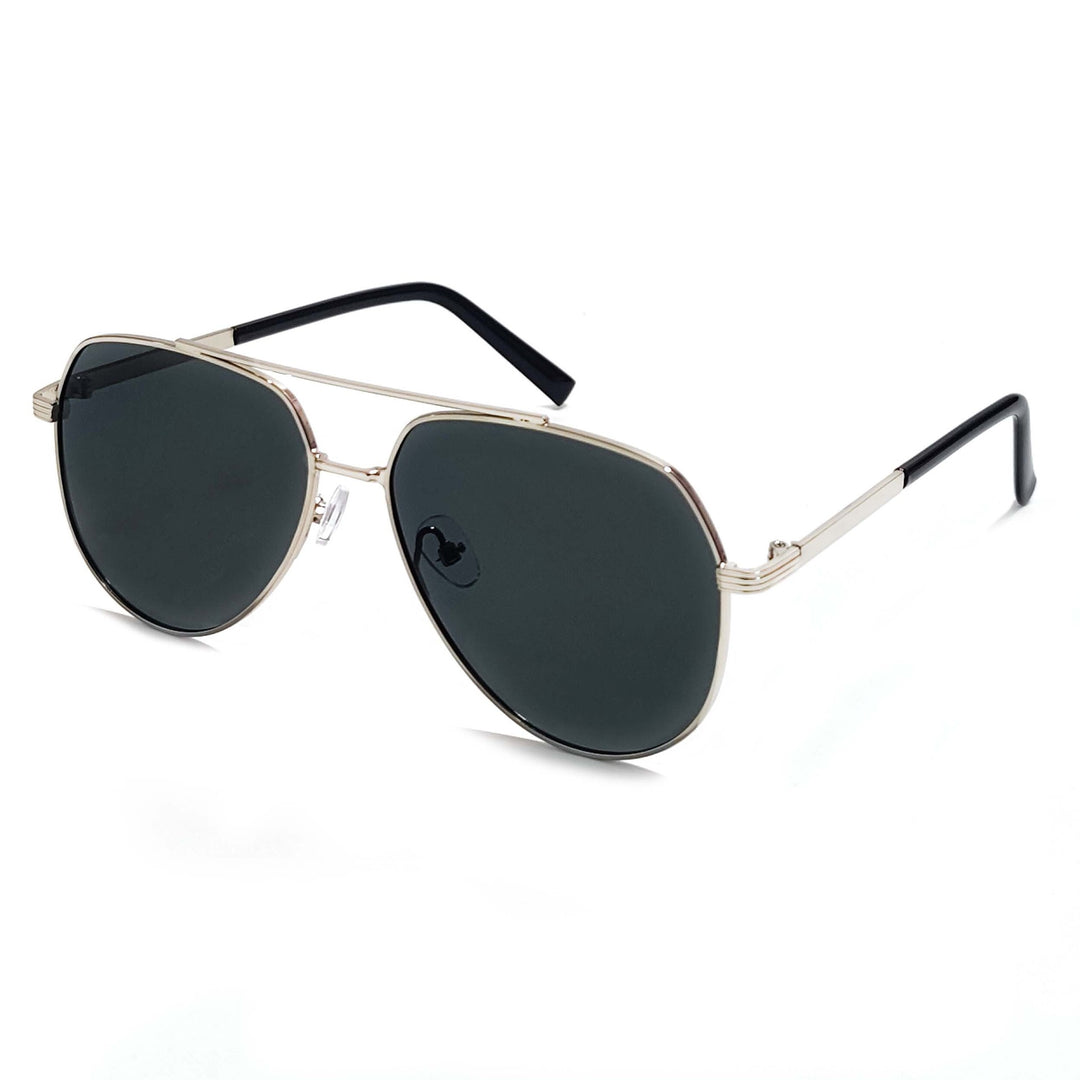 Men's fashion pilot sunglasses with contrasting lenses Stornfield