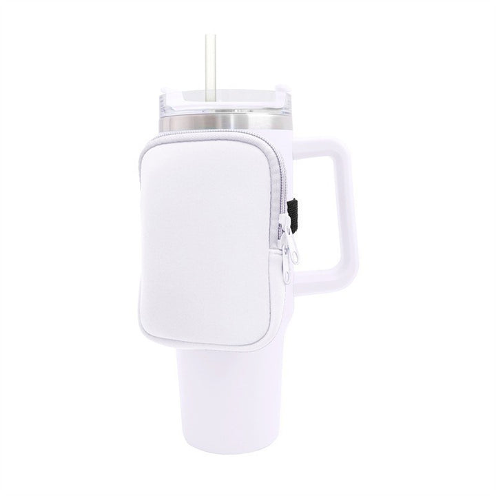 Unisex cup holder with practical pocket Stornfield