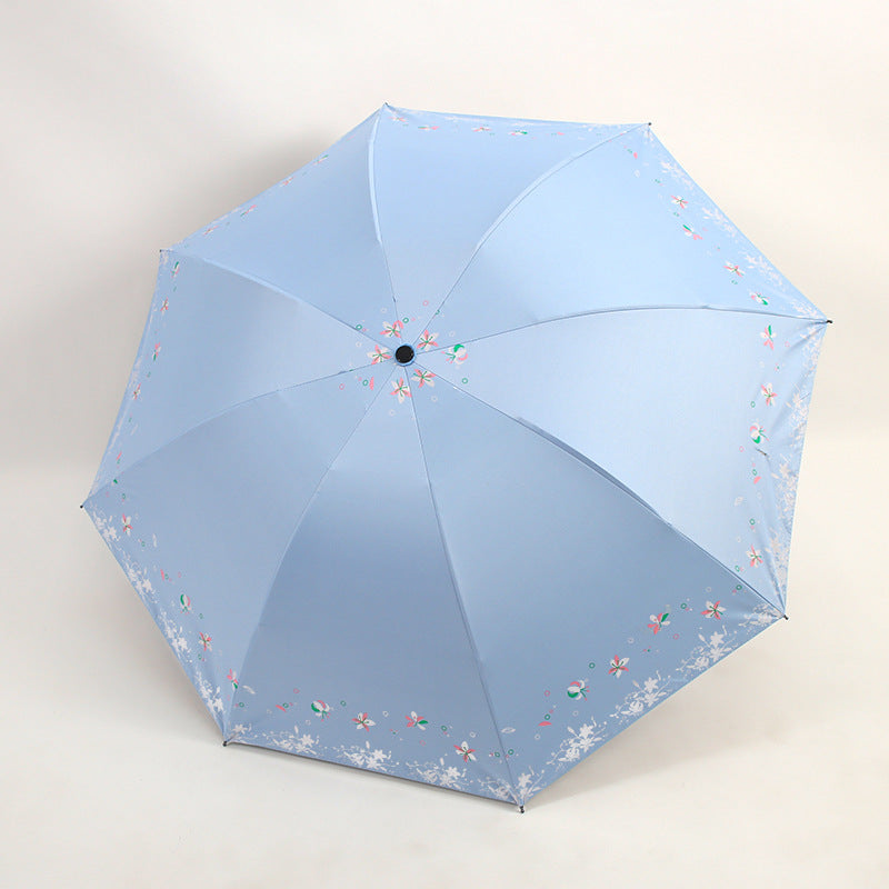 Women's Foldable Umbrella with Floral Patterns Stornfield