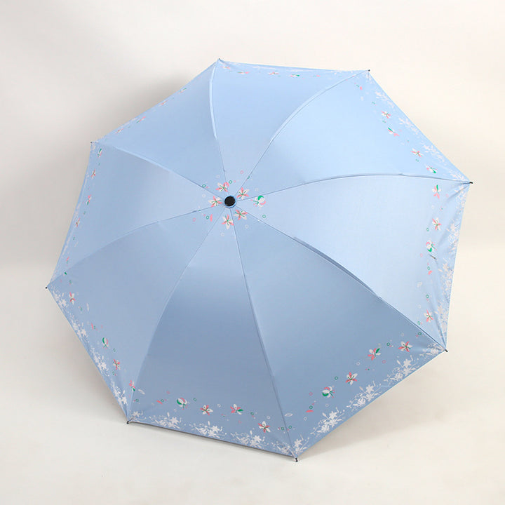 Women's Foldable Umbrella with Floral Patterns Stornfield